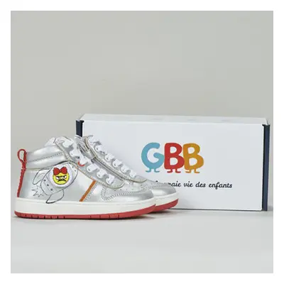 GBB LINOTTE boys's Children's Shoes (High-top Trainers) in Silver