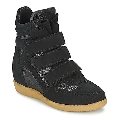 Acebo's MILLIE girls's Children's Shoes (High-top Trainers) in Black