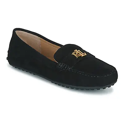 Lauren Ralph Lauren BARNSBURY-FLATS-CASUAL women's Loafers / Casual Shoes in Black