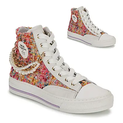 Meline HE202-CAT2-P9083 women's Shoes (High-top Trainers) in White