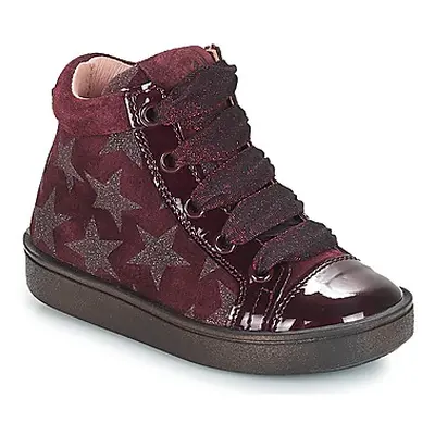 Acebo's MASSA girls's Children's Shoes (High-top Trainers) in Bordeaux