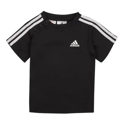 Adidas IB 3S TSHIRT boys's Children's T shirt in Black