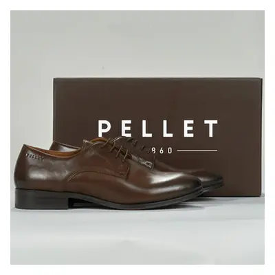 Pellet EZECHIEL men's Casual Shoes in Brown