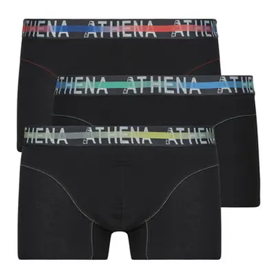 Athena ENDURANCE 24H Pack de 3 men's Boxer shorts in Black