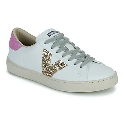 Victoria BERLIN GLITTER women's Shoes (Trainers) in White