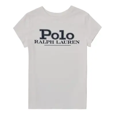 Polo Ralph Lauren CIMEZO girls's Children's T shirt in White