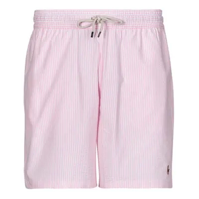 Polo Ralph Lauren MAILLOT DE BAIN A RAYURES EN COTON MELANGE men's in Pink