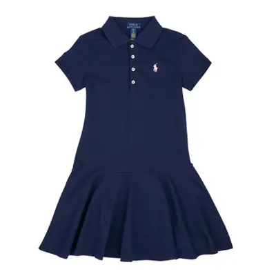 Polo Ralph Lauren POLO DRESS-DRESSES-KNIT girls's Children's dress in Marine