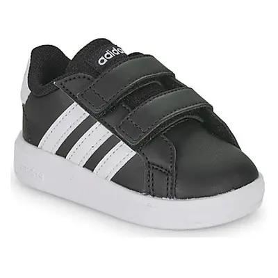 Adidas GRAND COURT 2.0 CF girls's Children's Shoes (Trainers) in Black