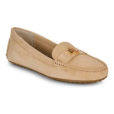 Lauren Ralph Lauren BARNSBURY women's Loafers / Casual Shoes in Beige