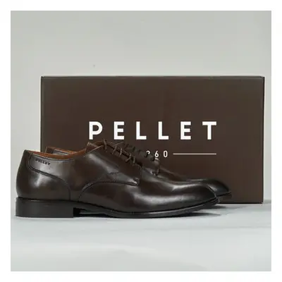 Pellet CLOVIS men's Smart / Formal Shoes in Brown