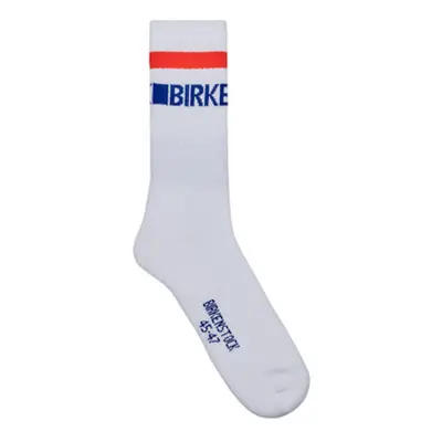 Birkenstock Cotton Crew Stripe White women's High socks in White