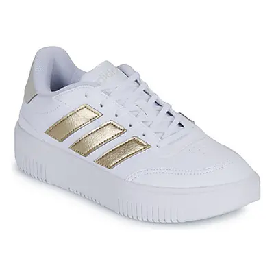 Adidas COURTBLOCK BOLD women's Shoes (Trainers) in White