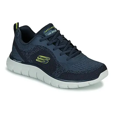 Skechers TRACK - GLENDOR men's Shoes (Trainers) in Blue