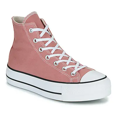 Converse CHUCK TAYLOR ALL STAR LIFT PLATFORM women's Shoes (High-top Trainers) in Pink