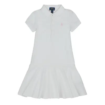 Polo Ralph Lauren POLO DRESS-DRESSES-KNIT girls's Children's dress in White