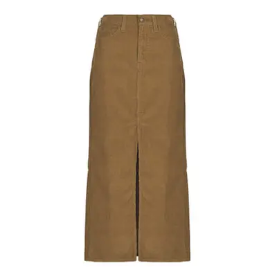 Levis ANKLE COLUMN SKIRT women's Skirt in Brown