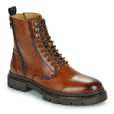 Pellet HELDER men's Mid Boots in Brown