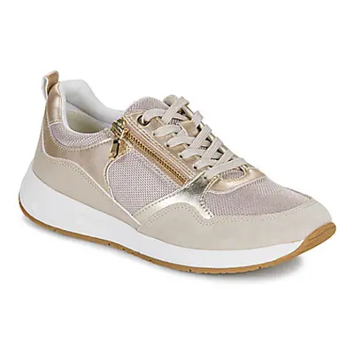 Geox D BULMYA women's Shoes (Trainers) in Gold