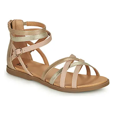 Bullboxer ALM018F1S-SKGL girls's Children's Sandals in Beige