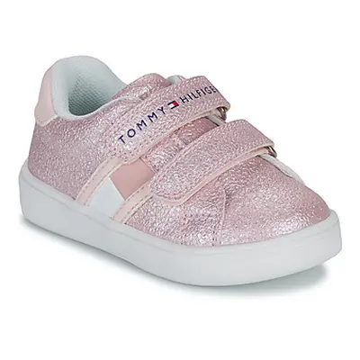 Tommy Hilfiger LOGAN girls's Children's Shoes (Trainers) in Pink