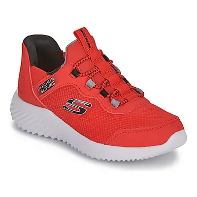 Skechers SLIP-INS: BOUNDER - BRISK-BURST boys's Children's Shoes (Trainers) in Red