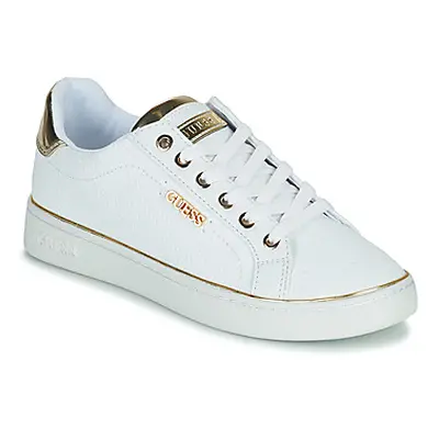 Guess BECKIE women's Shoes (Trainers) in White