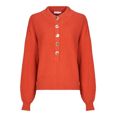 Vila VICHING women's Sweater in Red