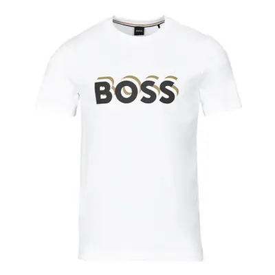 BOSS Tiburt 427 men's T shirt in White