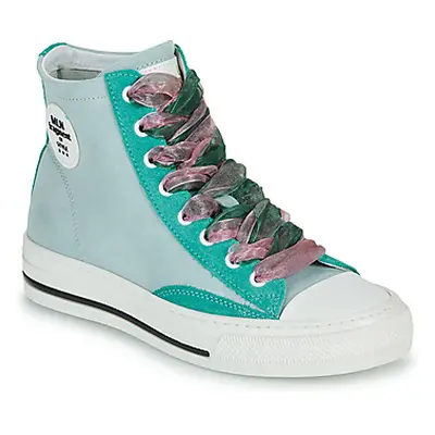 Meline 202OR-HE-E845 women's Shoes (High-top Trainers) in Green