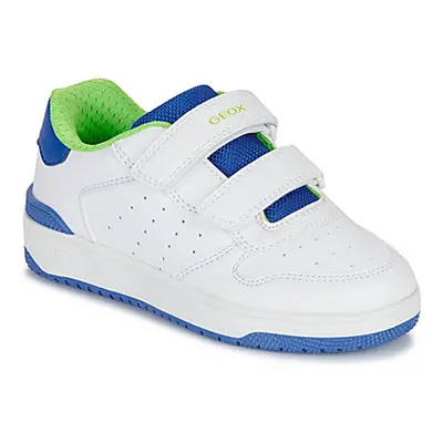 Geox J WASHIBA BOY boys's Children's Shoes (Trainers) in White