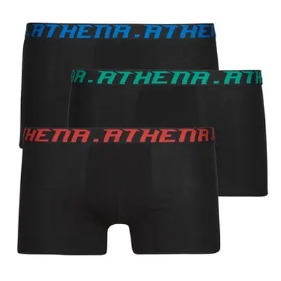 Athena MY PETITS PRIX Pack de 4 men's Boxer shorts in Black