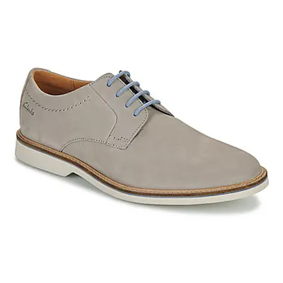 Clarks ATTICUS LT LACE men's Casual Shoes in Grey