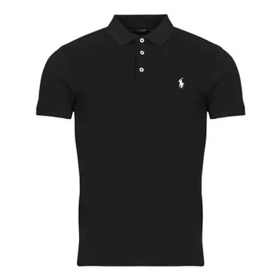 Polo Ralph Lauren POLO AJUSTE SLIM FIT EN COTON STRETCH MESH men's Polo shirt in Black