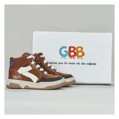 GBB - boys's Children's Shoes (High-top Trainers) in Brown