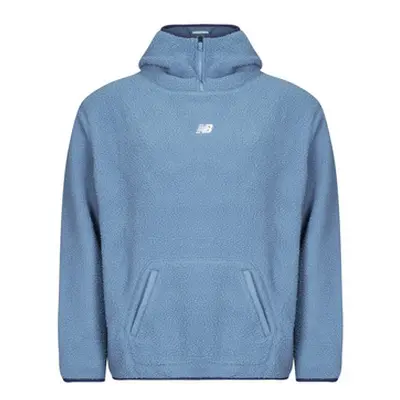 New Balance BALACLAVA SHERPA men's Fleece jacket in Blue