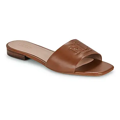 Lauren Ralph Lauren EVERLEY SLIDE women's Mules / Casual Shoes in Brown