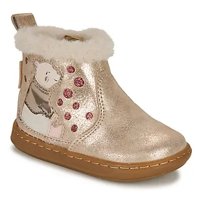 Shoo Pom BOUBA ARTIC girls's Children's Mid Boots in Gold