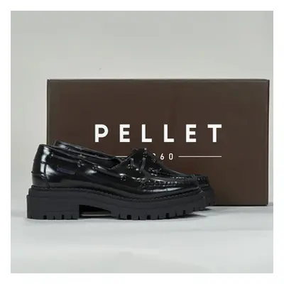 Pellet DELINA women's Boat Shoes in Black