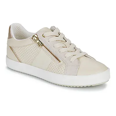 Geox D BLOMIEE women's Shoes (Trainers) in Beige