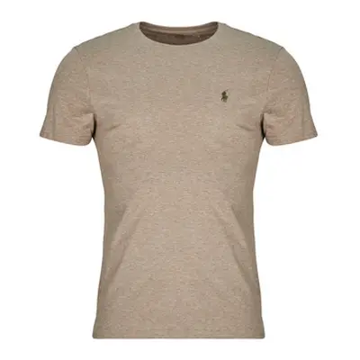 Polo Ralph Lauren T-SHIRT AJUSTE EN COTON men's T shirt in Beige