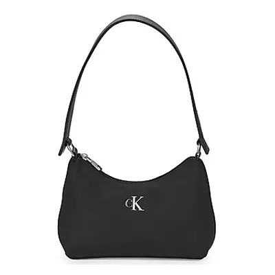 Calvin Klein Jeans SLEEK NYLON SHOULDERBAG women's Shoulder Bag in Black