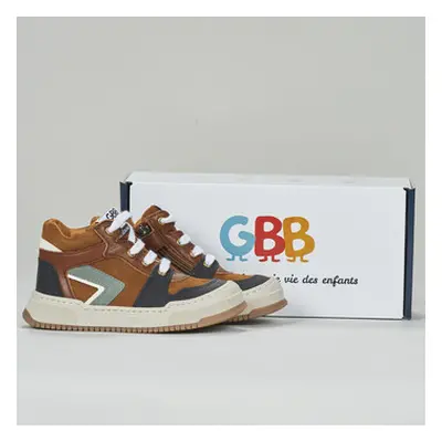 GBB - boys's Children's Shoes (High-top Trainers) in Brown