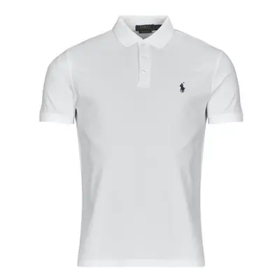 Polo Ralph Lauren POLO AJUSTE SLIM FIT EN COTON STRETCH MESH men's Polo shirt in White