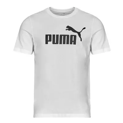 Puma ESS NO1 LOGO TEE men's T shirt in White