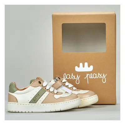 Easy Peasy MY GRANDE BASKET LACET boys's Children's Shoes (Trainers) in White