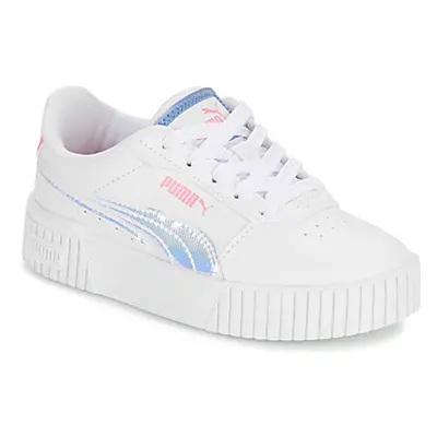 Puma CARINA 2.0 PS girls's Children's Shoes (Trainers) in White