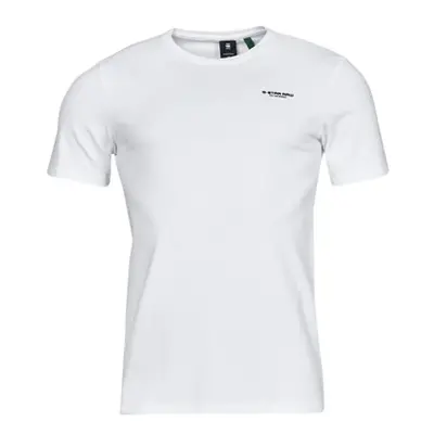 G-Star Raw Slim base r t ss men's T shirt in White