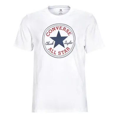 Converse GO-TO CHUCK TAYLOR CLASSIC PATCH TEE women's T shirt in White