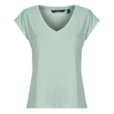 Vero Moda VMFILLI women's T shirt in Grey